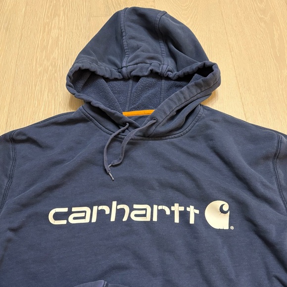 CARHARTT FORCE® DELMONT SIGNATURE GRAPHIC HOODED SWEATSHIRT Style #103873 XL - Picture 3 of 11